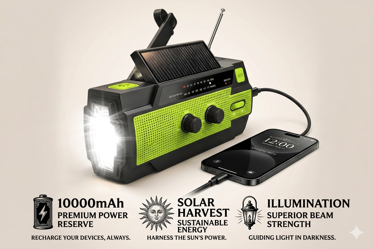 SafeHouseKit SOS Blackout — Kit Emergenza Solare 6-in-1